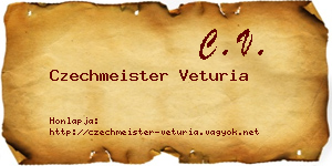 Czechmeister Veturia névjegykártya